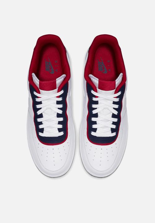 Nike - Nike Air Force 1 '07 LV8 1 - white-obsidian-university red