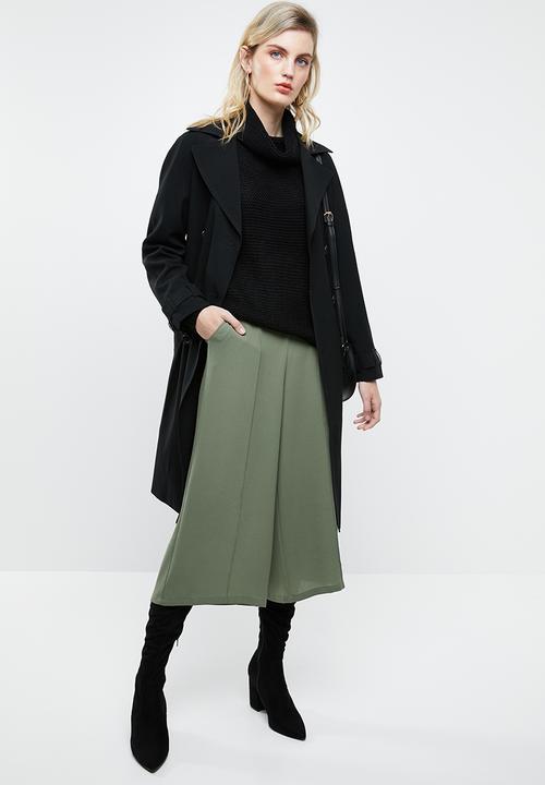 ONLY - Baskina long sleeve roll neck pullover top - black