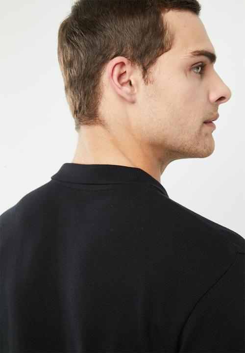 Superbalist - Pique 2 pack golfers - black & burgundy