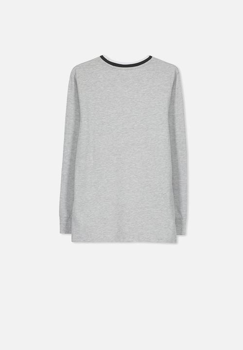 Cotton On - Long sleeve tee - grey