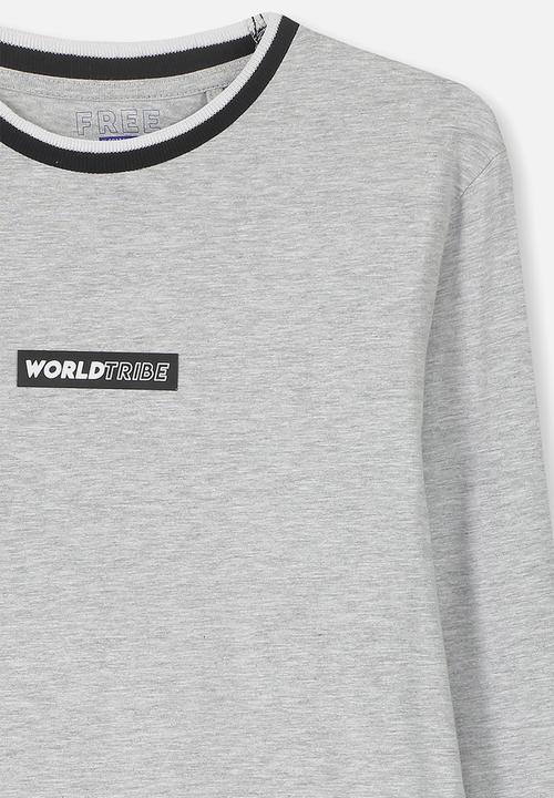 Cotton On - Long sleeve tee - grey