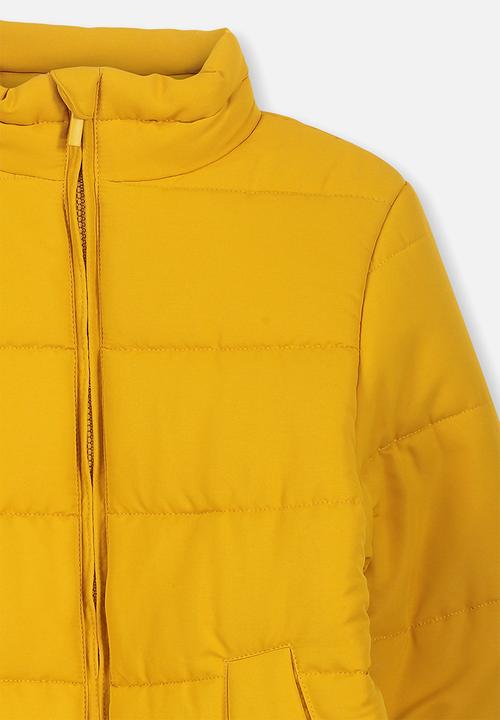 Cotton On - Adventurer puffer jacket - yellow