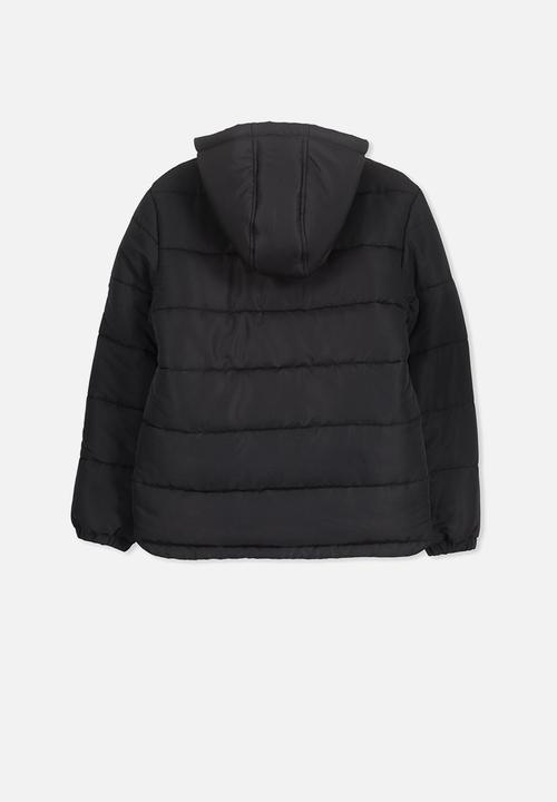 Cotton On - Alpine puffer jacket - black