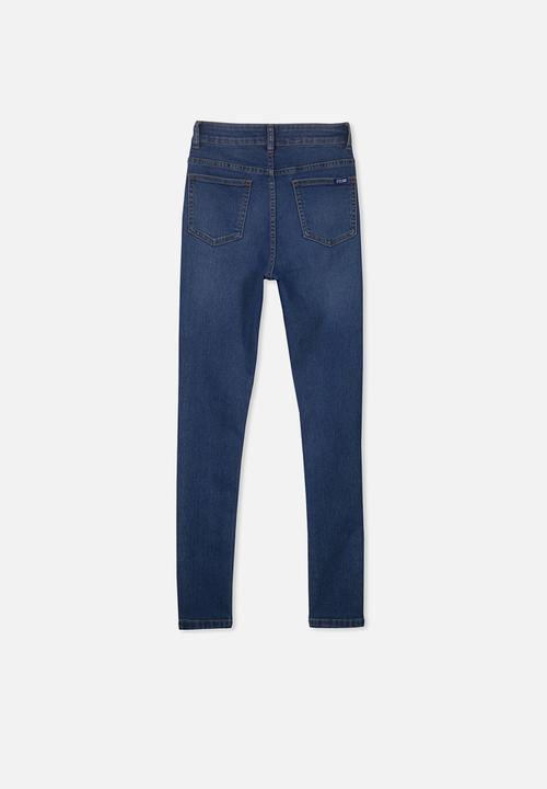 Cotton On - High rise skinny jean - blue