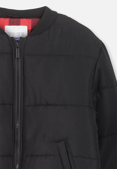Cotton On - Hybrid bomber jacket - black