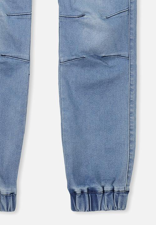 Cotton On - Slouch denim pant - blue