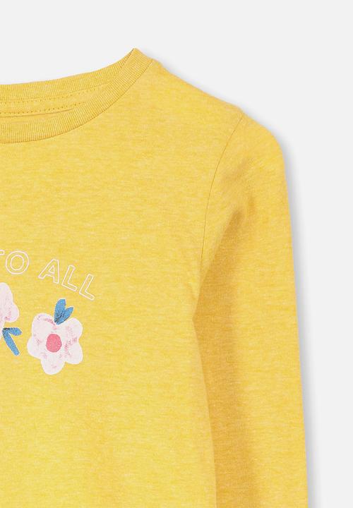 Cotton On - Long sleeve tee - yellow