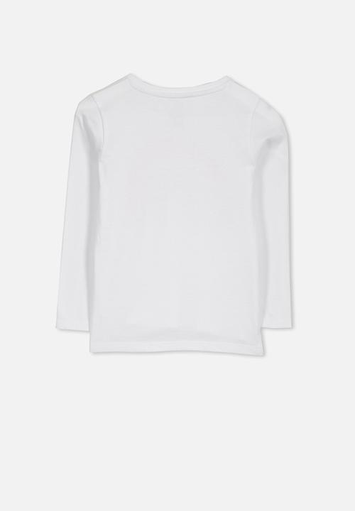 Cotton On - Penelope long sleeve tee - white