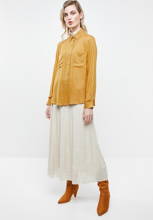 Superbalist - Soft utility shirt - yellow