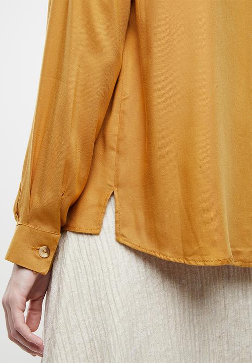 Superbalist - Soft utility shirt - yellow