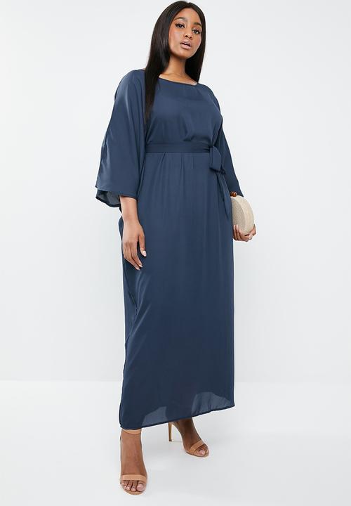 STYLE REPUBLIC PLUS - Kimono Maxi dress -navy