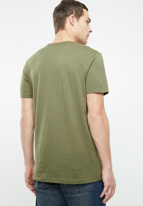 Cotton On - Essential crew tee - khaki