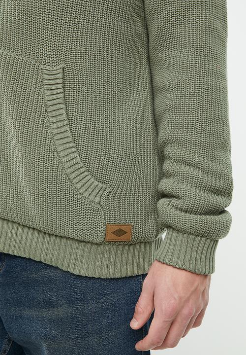 Cotton On - Zip thru sherpa hoodie - khaki