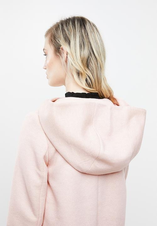 ONLY - Maddie hooded coat - rose smoke melange