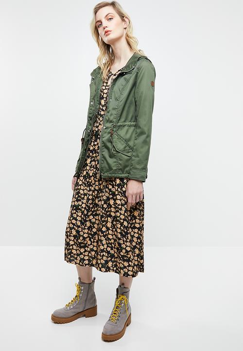 ONLY - New lorca spring canvas parka - khaki