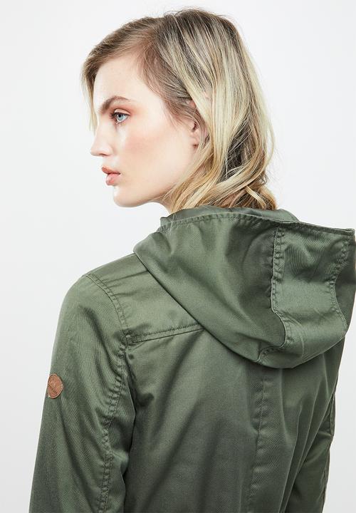 ONLY - New lorca spring canvas parka - khaki