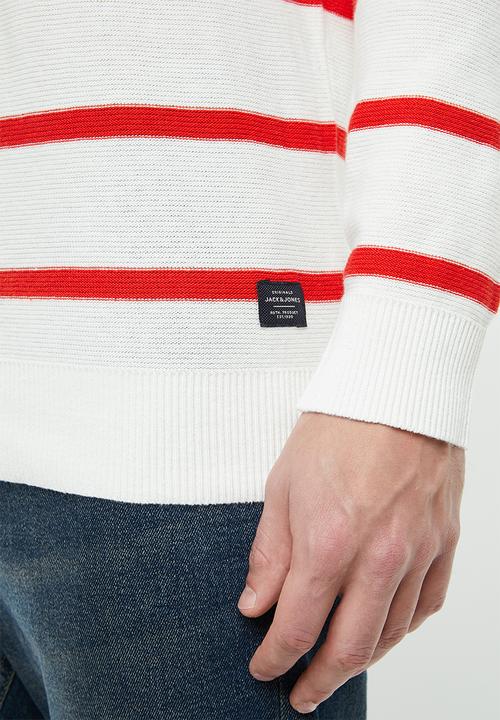 Jack & Jones - Jorbronks knit crew neck - multi 