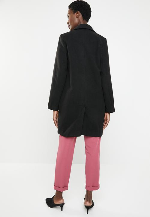 edit - Classic coat - black