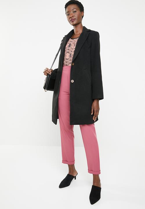 edit - Classic coat - black
