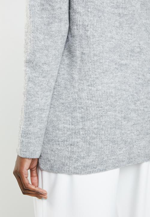 edit - Cowl neck jersey - grey