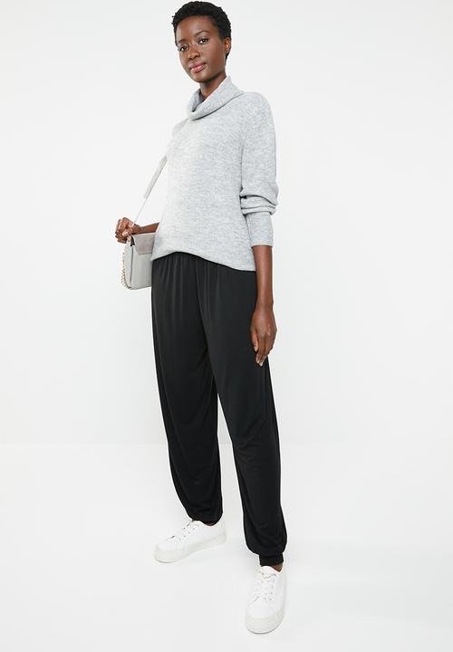edit - Drape lounge pant - black 
