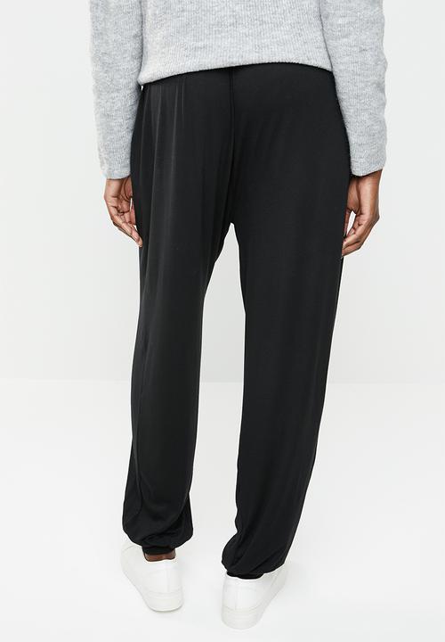 edit - Drape lounge pant - black 