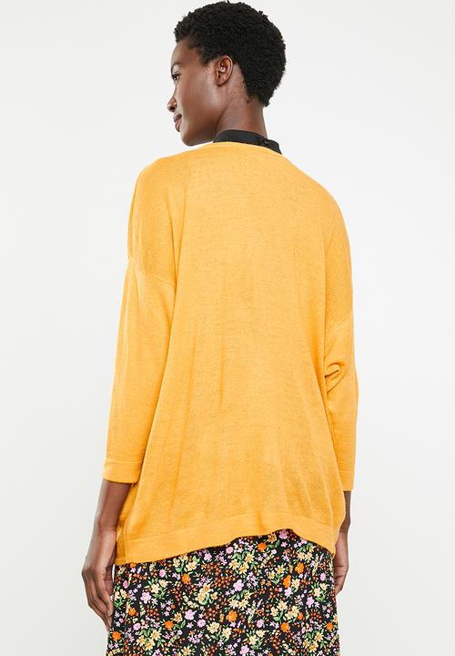 STYLE REPUBLIC - Dolman sleeve cardigan - yellow
