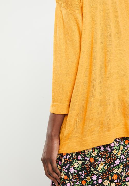 STYLE REPUBLIC - Dolman sleeve cardigan - yellow