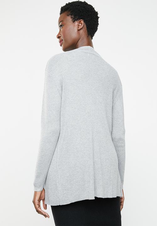 edit - Waterfall cardigan - grey