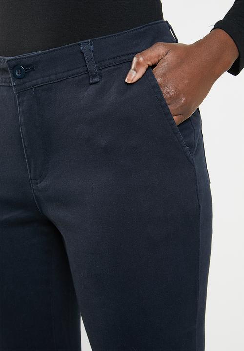 edit - Straight leg pants - navy