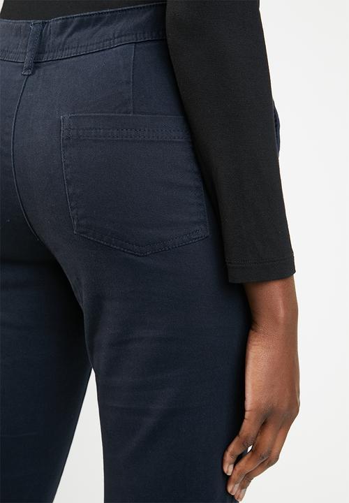 edit - Straight leg pants - navy