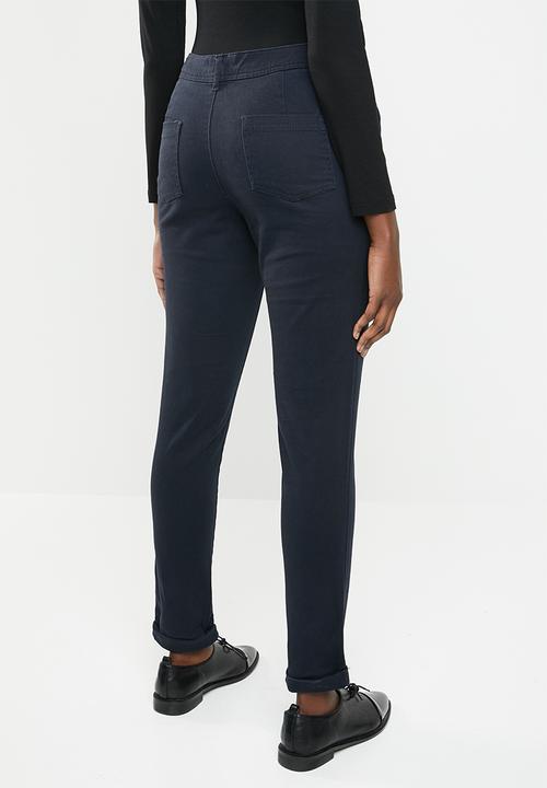 edit - Straight leg pants - navy