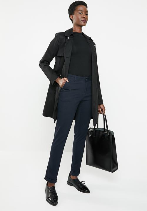 edit - Straight leg pants - navy