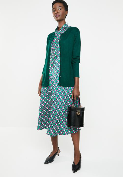 edit - Boxy cardigan - green 