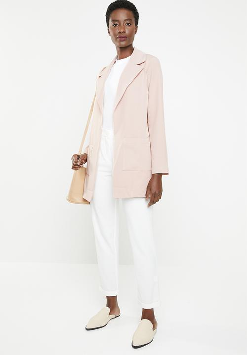 edit - Belted blazer - pink