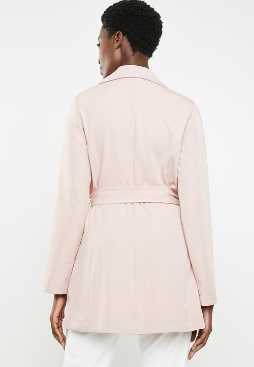 edit - Belted blazer - pink