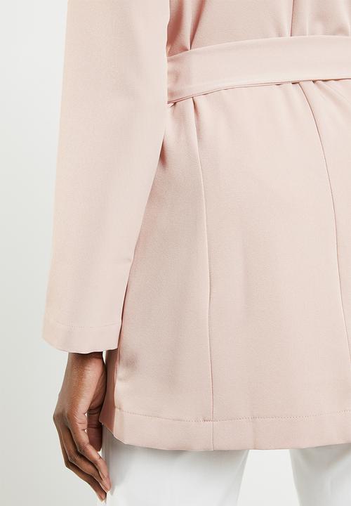 edit - Belted blazer - pink