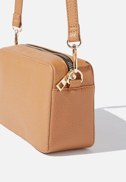 Rubi - Stevie boxy cross body bag - tan