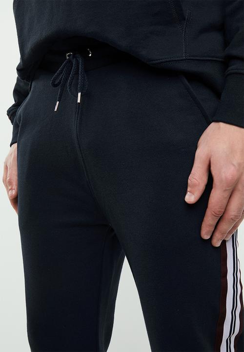 Superbalist - Skinny taped sweat jogger - navy