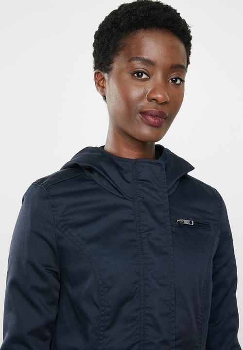ONLY - New lorca spring canvas parka - navy