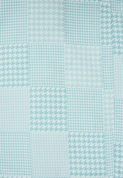 Missguided - Check dogtooth jacket - turquoise