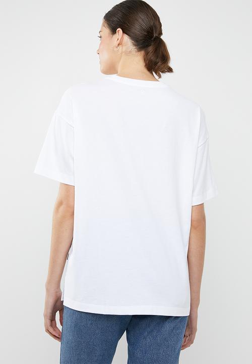 Converse - Converse icon remix boxy tee - white