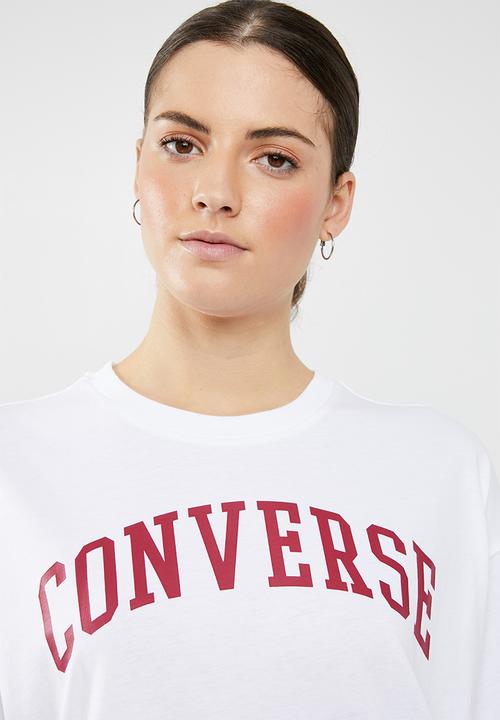 Converse - Converse icon remix boxy tee - white