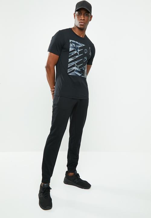 New Balance  - Heather tech short sleeve tee - black