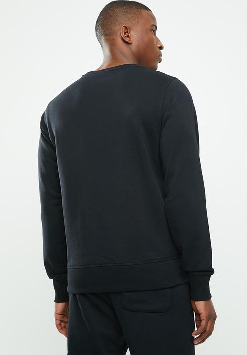 New Balance  - Essentials stacked logo crew - black