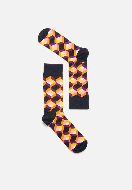 Happy Socks - Optic square socks - multi