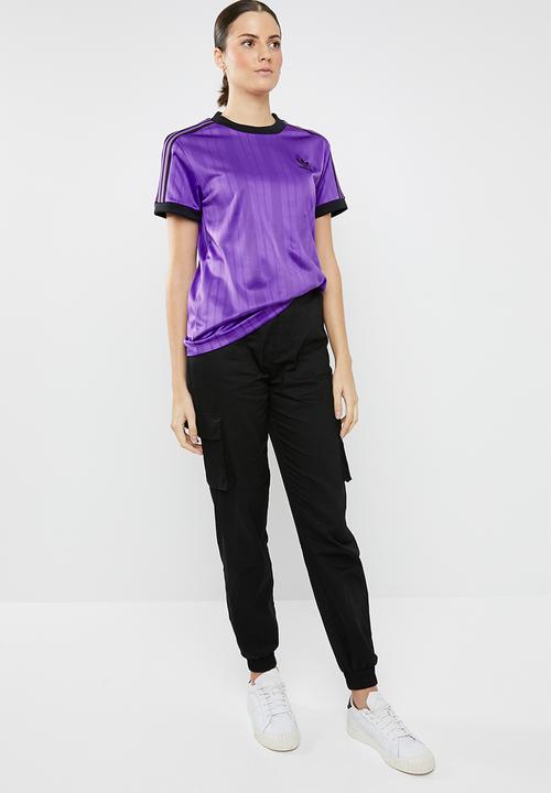 adidas Originals - 3 stripes colour tee - purple