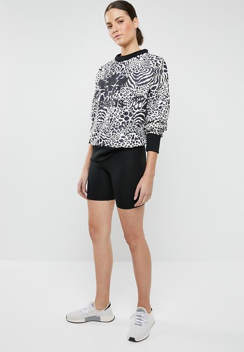 adidas Originals - Multi prints sweater - black & beige 