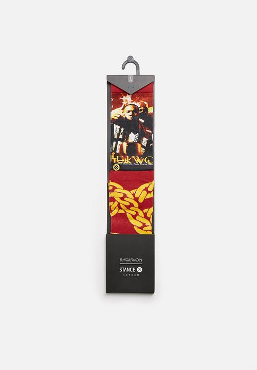 Stance Socks - Cuban linx socks - red & yellow
