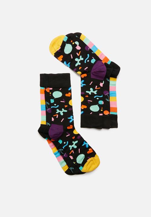 Happy Socks - Balloon animal birthday gift box - multi